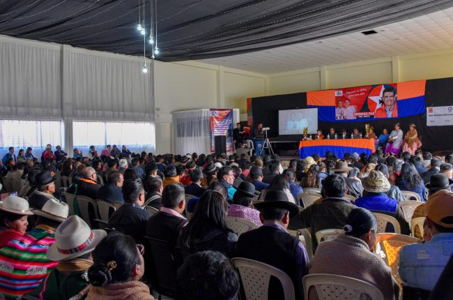 20 provincias de LA PAZ apoyan a Rodrigo Paz y Edmand Lara