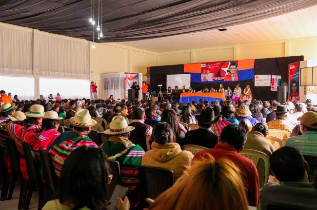 20 provincias de LA PAZ apoyan a Rodrigo Paz y Edmand Lara