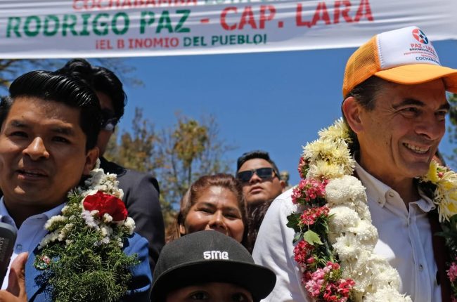 Celebrando el aniversario de Cochabamba