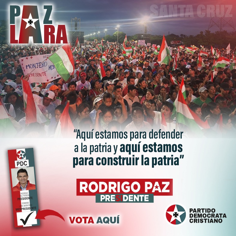 Paz llama a la Unidad y rechaza el Racismo y la división entre Bolivianos