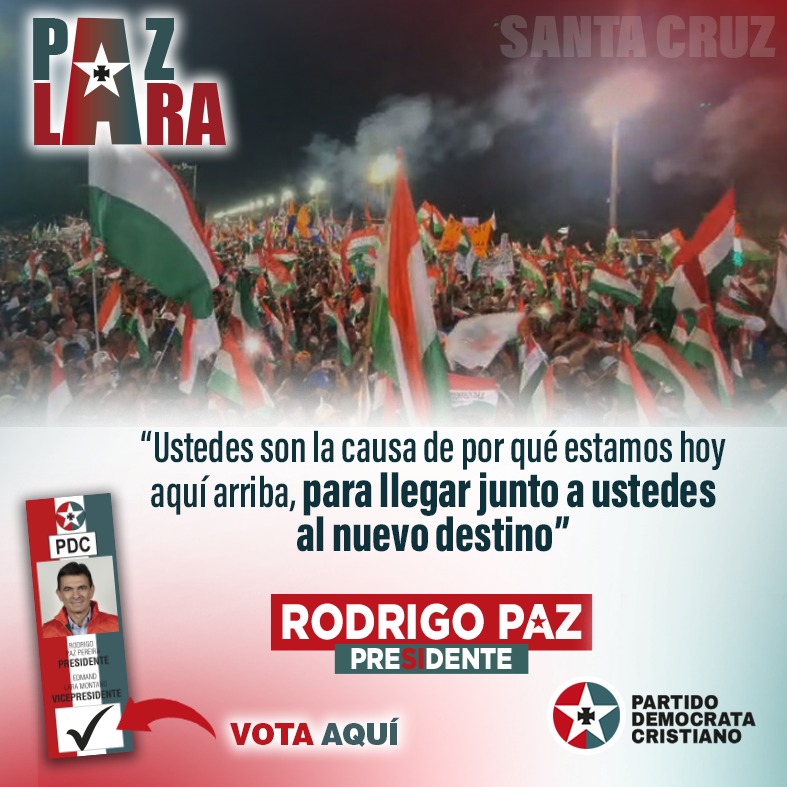 Paz llama a la Unidad y rechaza el Racismo y la división entre Bolivianos