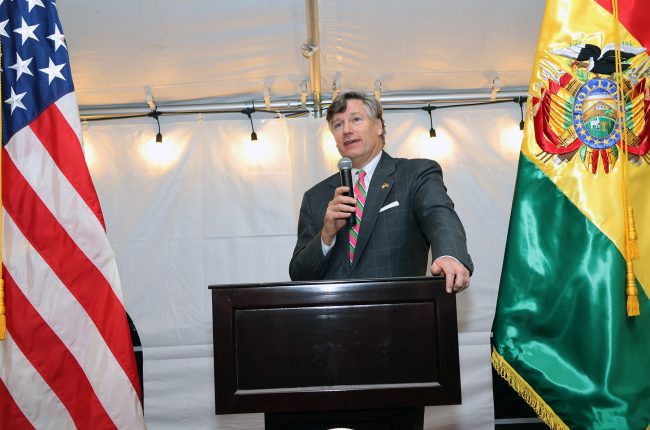 Arribo del vicesecretario de Estado de EEUU, Christopher Landau